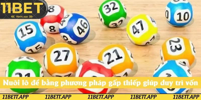 Nuôi lô đề bằng phương pháp gấp thiếp giúp duy trì vốn và tối ưu hóa lợi nhuận