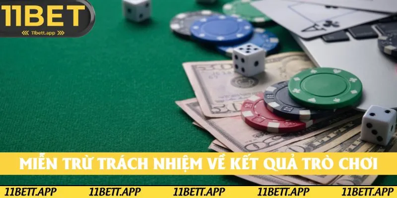 Các quy định miễn trừ trách nhiệm về kết quả trò chơi