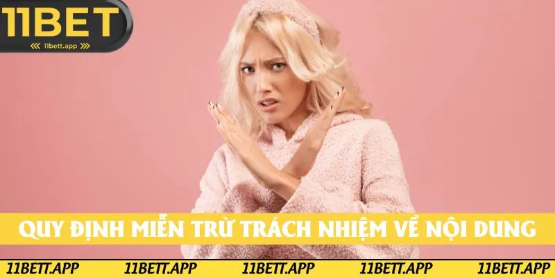 Quy định miễn trừ trách nhiệm về nội dung trên website