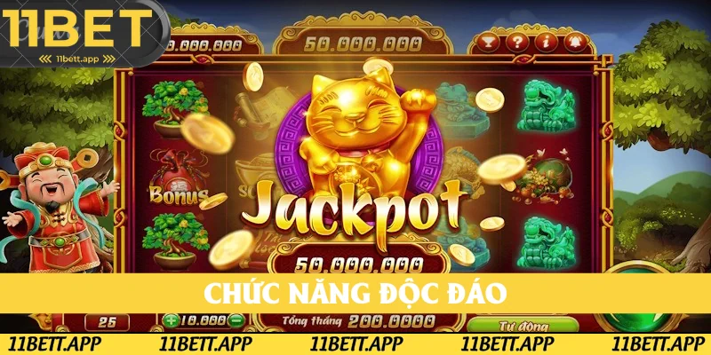 Nổ hũ thần tài sở hữu chức năng độc đáo