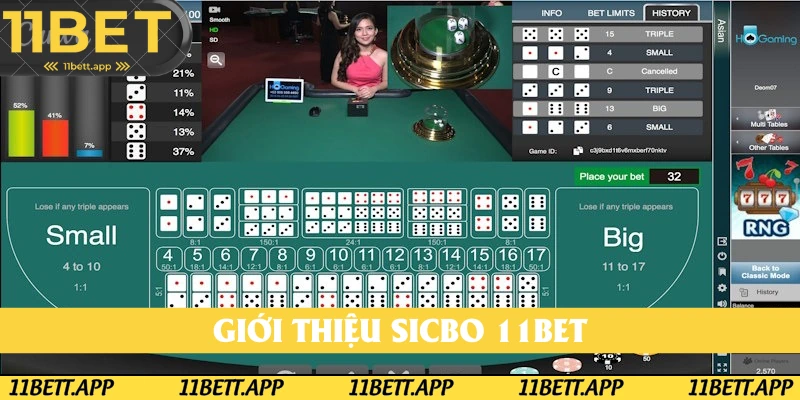 Nội dung giới thiệu Sicbo 11BET