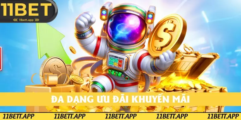 Vô vàn các chương trình đang có tại hệ thống 11BET